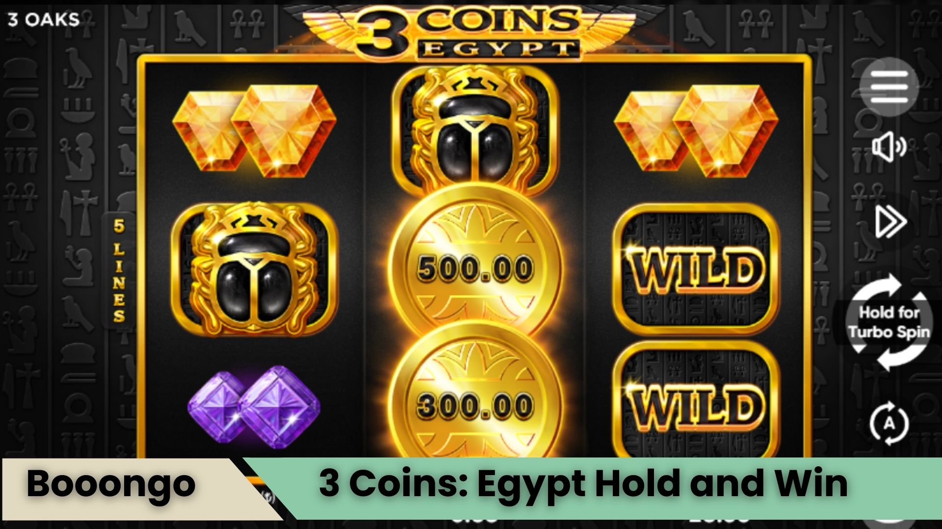 3 Coins: Egypt Hold and Win Oyna