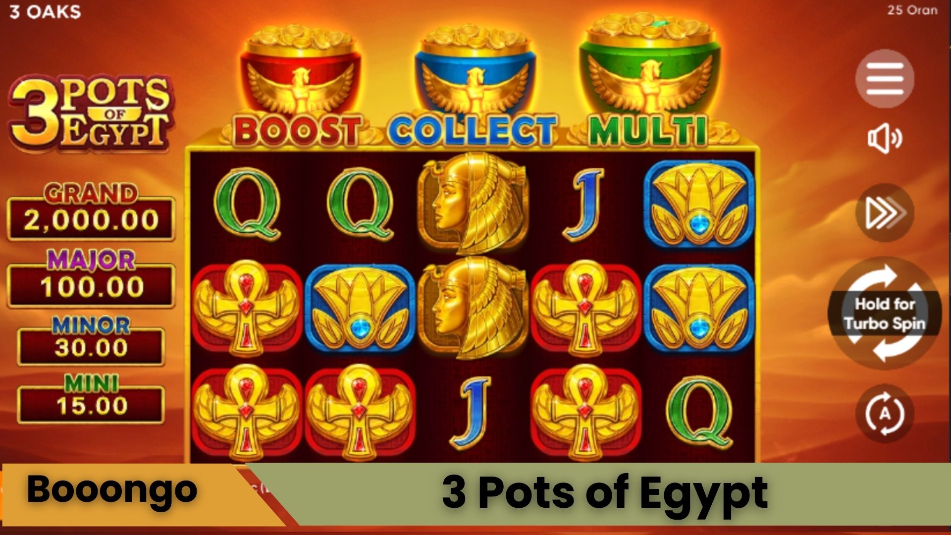 3 Pots of Egypt Oyna