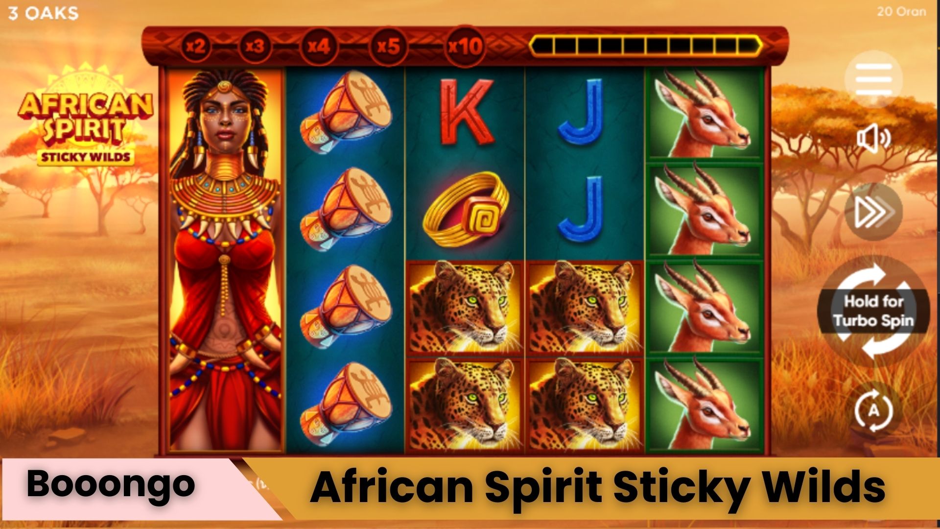 African Spirit Sticky Wilds Oyna