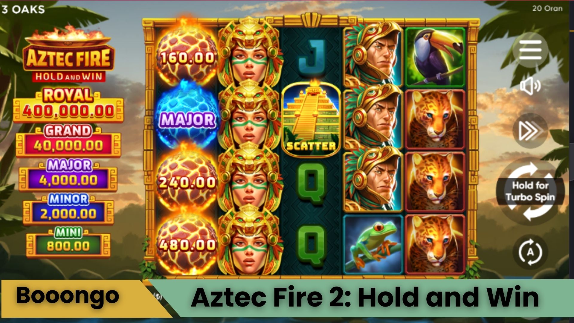 Aztec Fire 2: Hold and Win Oyna