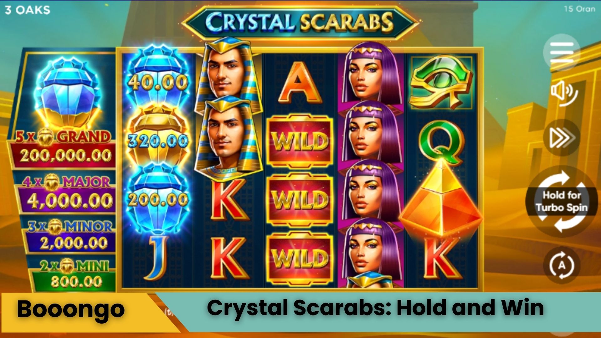 Crystal Scarabs: Hold and Win Oyna